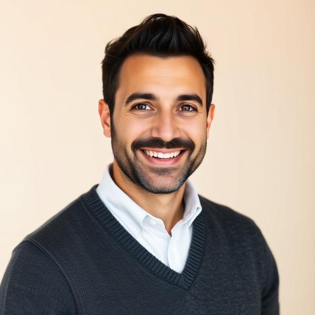 Portrait of English tutor Marcus
